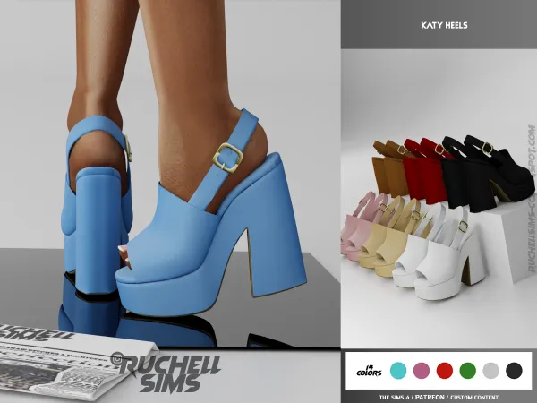 Alpha KATY HEELS FREE - The Sims 4 Custom Content
