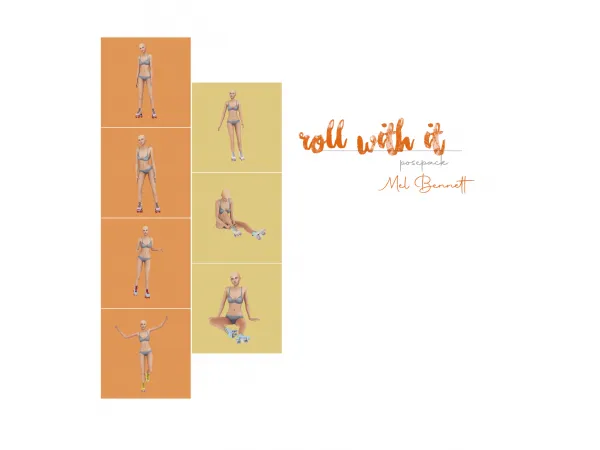 Alpha Roll With It Posepack - The Sims 4 Custom Content