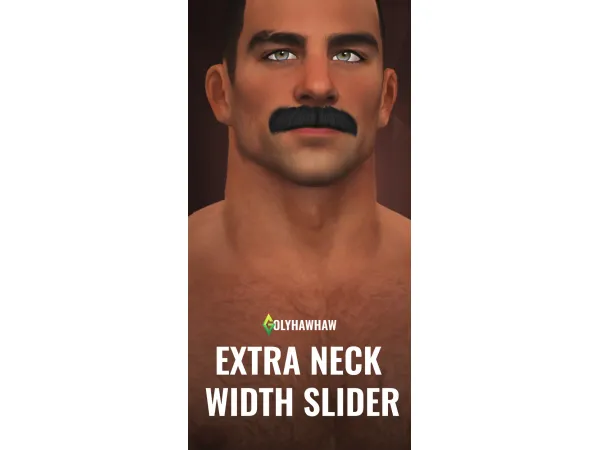 Mix Extra Neck Width Slider by Golyhawhaw - The Sims 4 Custom Content
