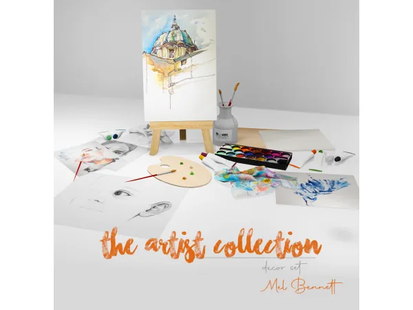 Mix The Artist Collection - The Sims 4 Custom Content