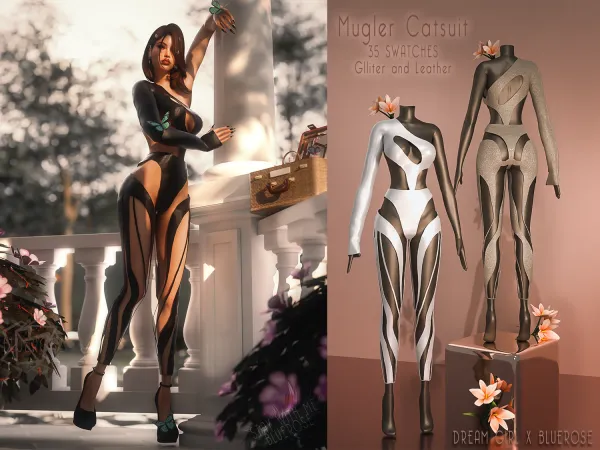 Alpha Mugler Catsuit BRsims x DreamGirl - The Sims 4 Custom Content