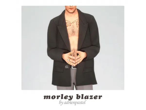 Maxis Match Morley Blazer by adrienpastel - The Sims 4 Custom Content