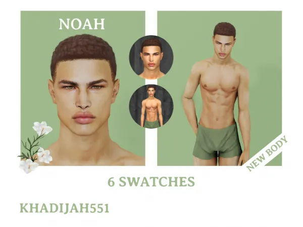 Alpha NOAH SKIN - The Sims 4 Custom Content