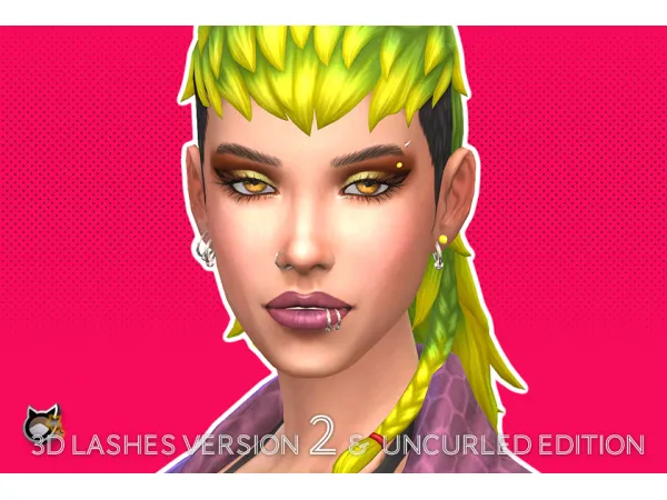Mix 3D lashes updates notes Jun 21th 2022 - The Sims 4 Custom Content