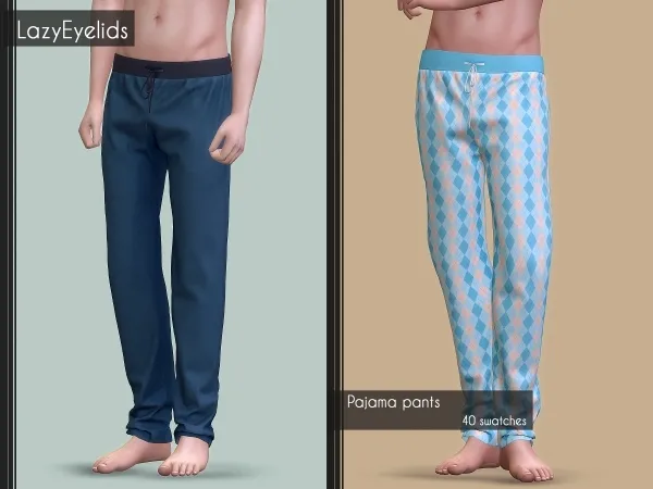 Alpha Pajama pants - The Sims 4 Custom Content
