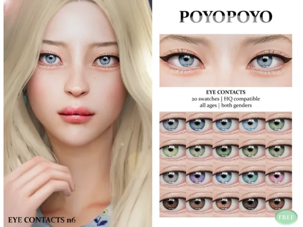 Eye Contacts n6 by PoyoPoyo
