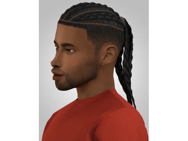 Alpha Leo Hair The Simmer by Aladdin - The Sims 4 Custom Content