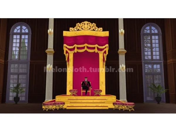 Mix Royal throne rooms - The Sims 4 Custom Content