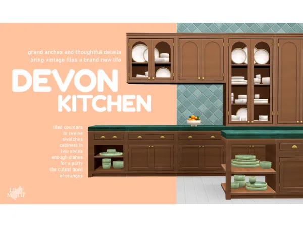 Devon Kitchen by leaf-motif