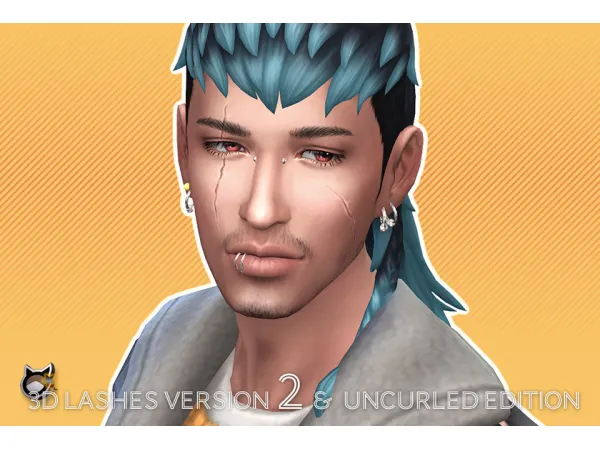 Mix Updated 3D eyelashes kijiko - The Sims 4 Custom Content