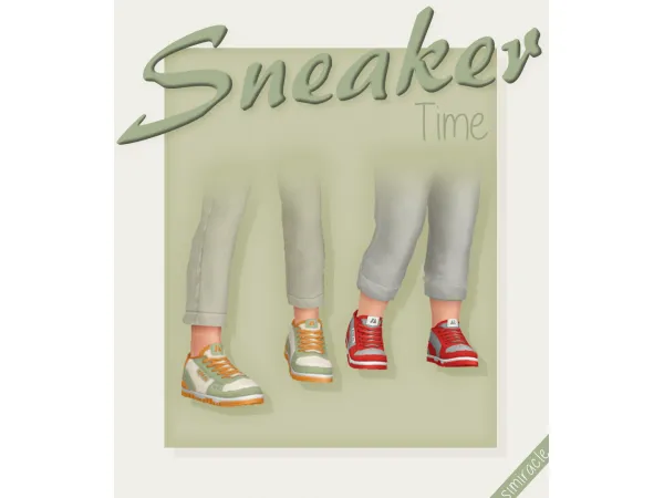 Maxis Match Sneaker Time - The Sims 4 Custom Content