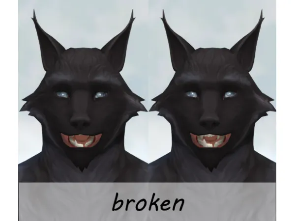 Maxis Match bigger werewolf teeth - The Sims 4 Custom Content