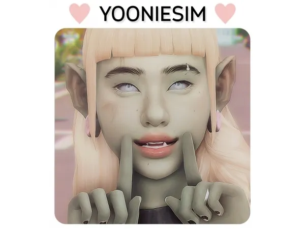 Maxis Match Supernatural Teeth Set - The Sims 4 Custom Content