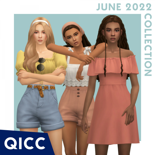 Maxis Match June 2022 Collection by itsqicc - The Sims 4 Custom Content