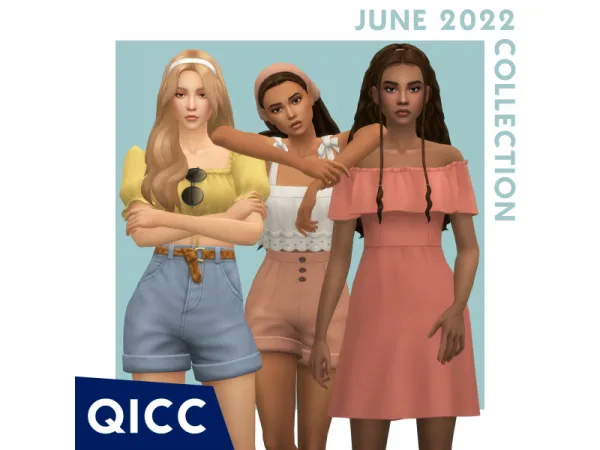 Maxis Match June 2022 Collection by Quirky Introvert CC - The Sims 4 Custom Content