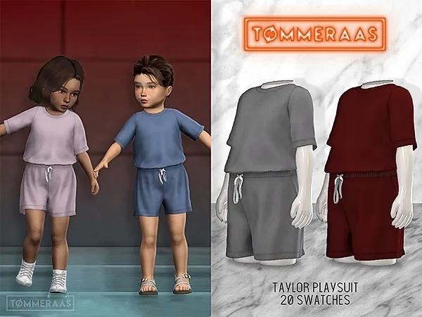 Alpha TØMMERAAS Taylor Playsuit (37) - The Sims 4 Custom Content