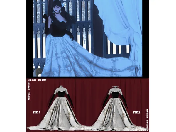 Alpha SUIT_F_VER12 DIAN by LIN - The Sims 4 Custom Content