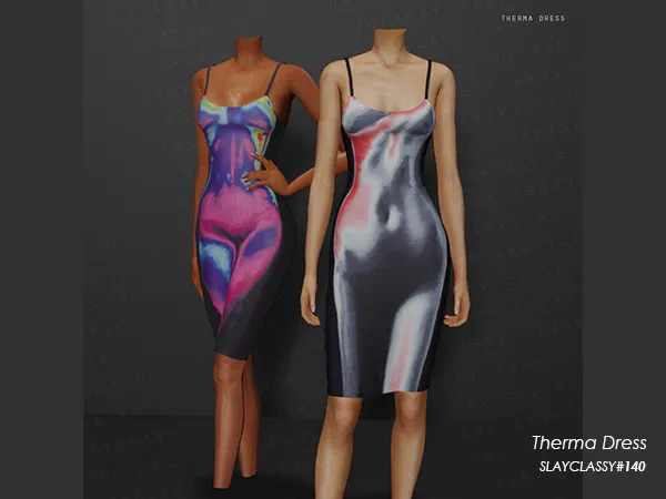 Alpha SC141 THERMA DRESS - The Sims 4 Custom Content