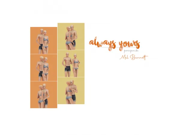 Maxis Match Always Yours Posepack - The Sims 4 Custom Content