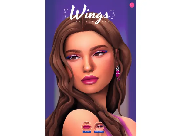 Mix Wings Makeup Set by TwistedCat - The Sims 4 Custom Content