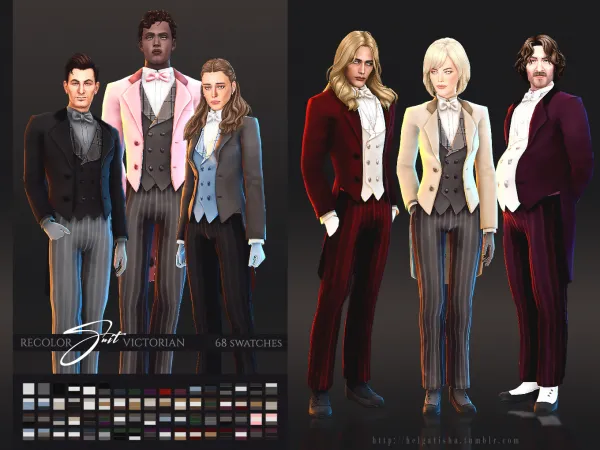[helgatisha] Recolor Suit Victorian