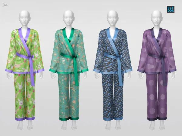 Alpha Sifix Daphne Pyjamas RC - The Sims 4 Custom Content