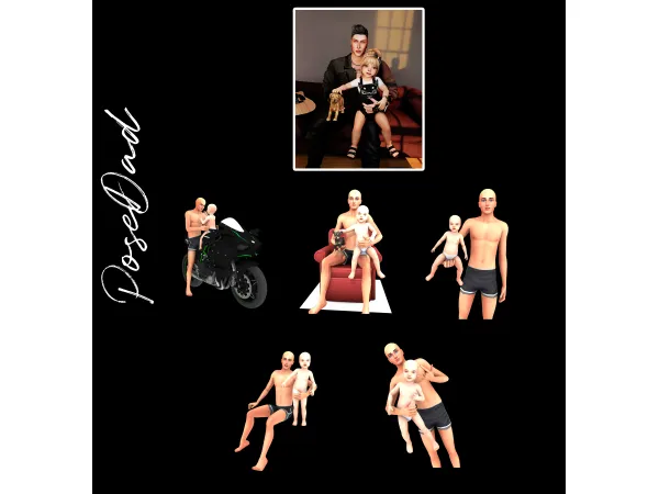 Alpha Dad - The Sims 4 Custom Content