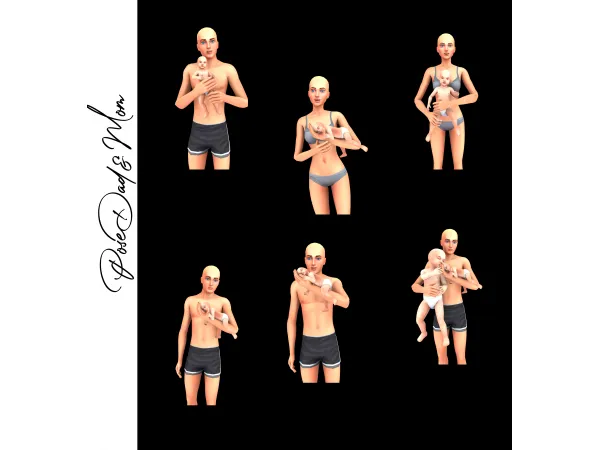 Maxis Match Dad Mom - The Sims 4 Custom Content