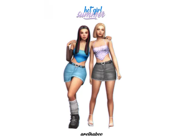 Maxis Match hot girl summer by aretha - The Sims 4 Custom Content