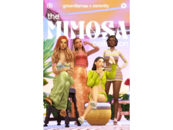 Maxis Match SxG The Mimosa Collection free gifts by Serenity - The Sims 4 Custom Content