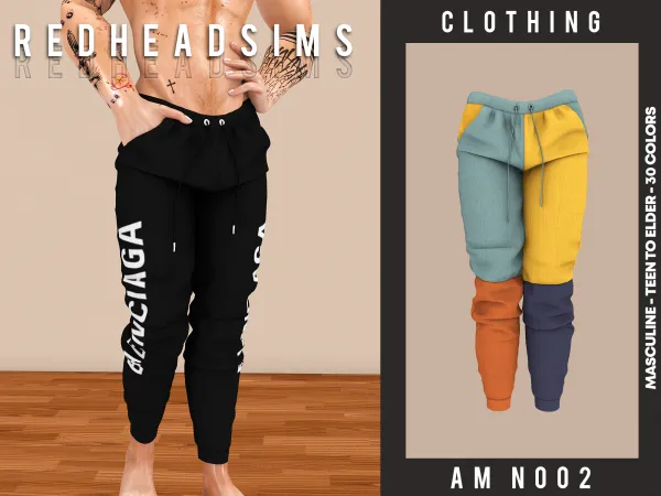 Alpha AM CLOTHING N002 - The Sims 4 Custom Content