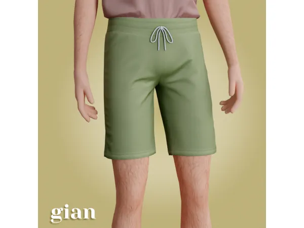 Alpha Gian shorts by amelylina - The Sims 4 Custom Content