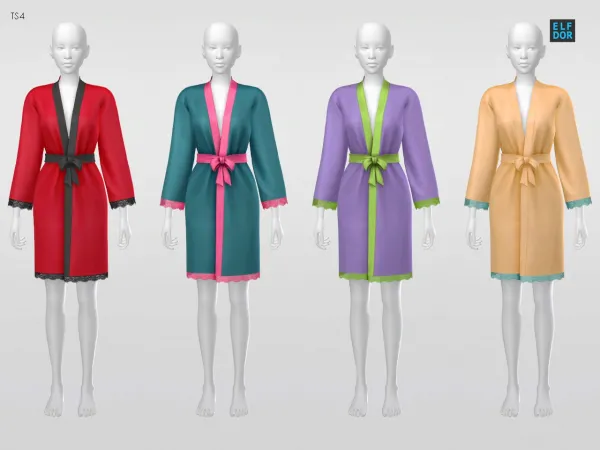 Alpha Sifix Beverly Robe RC - The Sims 4 Custom Content