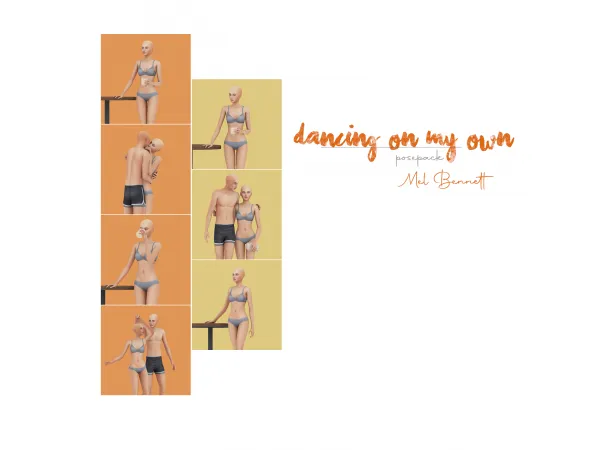 Alpha Dancing on My Own Posepack - The Sims 4 Custom Content