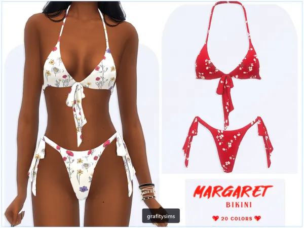 Alpha Margaret Bikini - The Sims 4 Custom Content