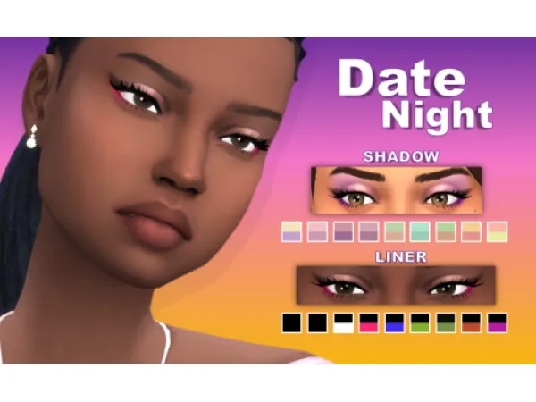 Maxis Match Date Night Mini Eye Set - The Sims 4 Custom Content