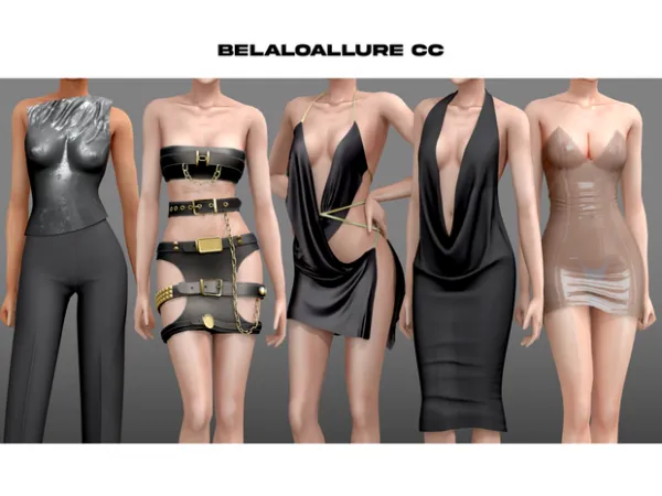 Alpha belaoallure set - The Sims 4 Custom Content