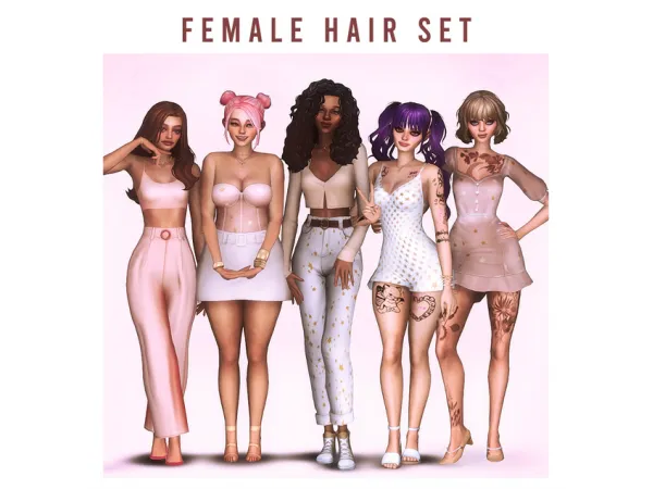 Female Hair Set