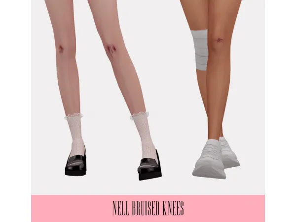 Maxis Match Bruised Knees (Old ) by NELL - The Sims 4 Custom Content