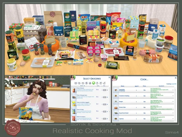 Realistic Cooking Mod by Somiktata