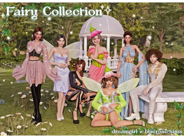 Alpha FAIRY COLLECTION by dreamgirl - The Sims 4 Custom Content