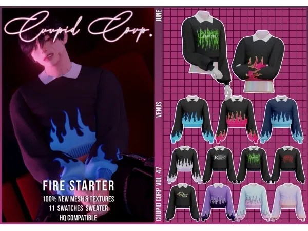 Alpha cuupid corp fire starter - The Sims 4 Custom Content