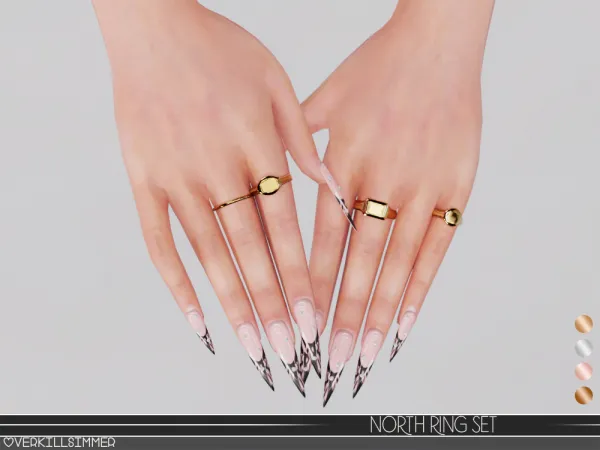 Alpha North ring set - The Sims 4 Custom Content