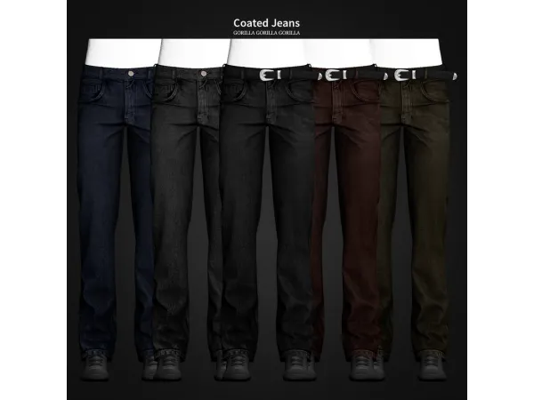 Coated Jeans by gorillax3