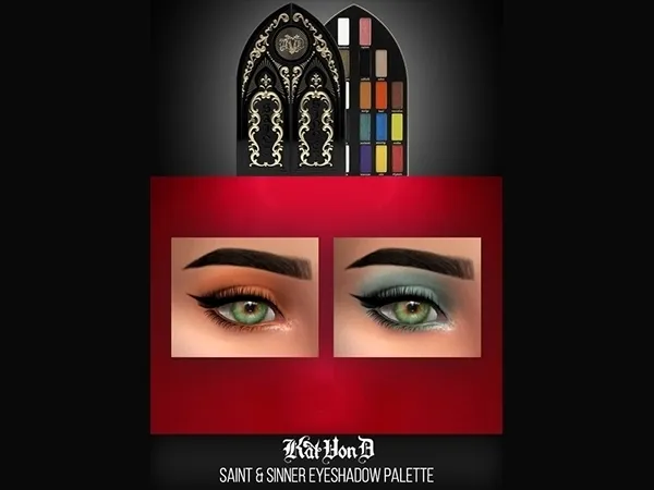 kat von d saint & sinner palette