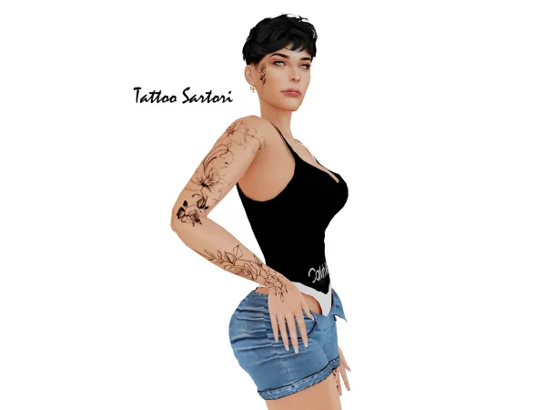 Mix Tattoo Female 1 - The Sims 4 Custom Content