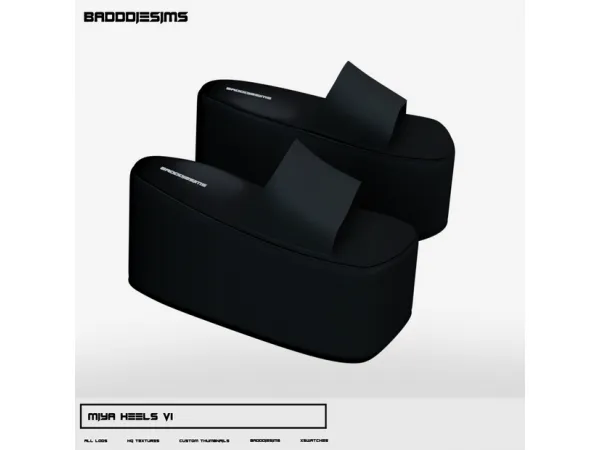 Alpha MIYA HEELS V1 by simsfinds - The Sims 4 Custom Content