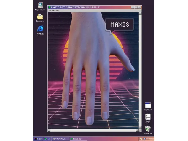 Mix REALISTIC HANDS PRESET - The Sims 4 Custom Content