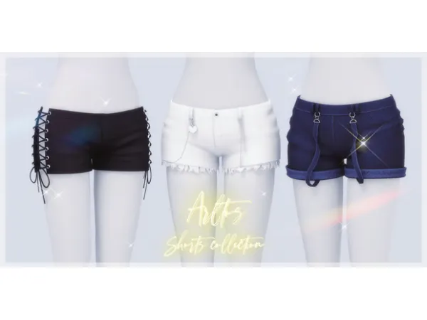 Alpha Shorts Collections by Arltos - The Sims 4 Custom Content