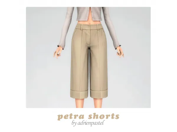Maxis Match Petra Shorts by adrienpastel - The Sims 4 Custom Content